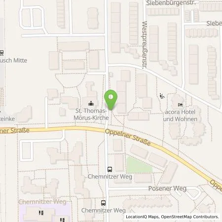 Standortübersicht der Tankstelle Energie- und Wasserversorgung Bonn/Rhein-Sieg GmbH in 53119 Bonn