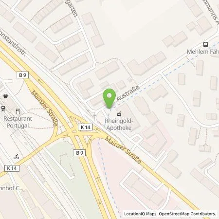 Standortübersicht der Tankstelle Energie- und Wasserversorgung Bonn/Rhein-Sieg GmbH in 53179 Bonn