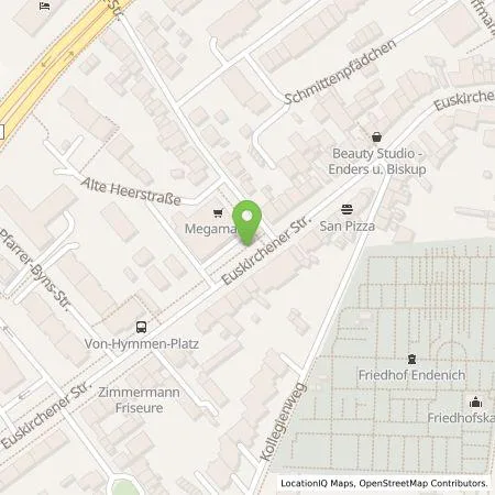 Standortübersicht der Tankstelle Energie- und Wasserversorgung Bonn/Rhein-Sieg GmbH in 53121 Bonn