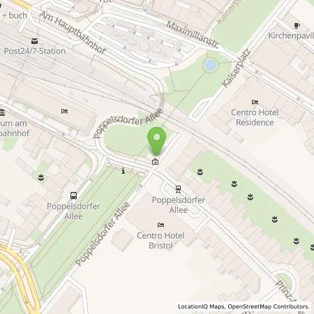 Standortübersicht der Tankstelle Energie- und Wasserversorgung Bonn/Rhein-Sieg GmbH in 53115 Bonn