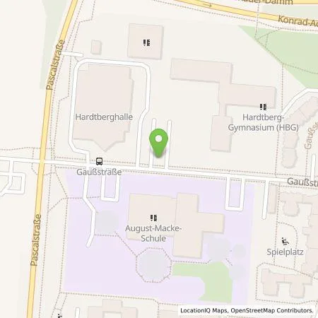 Standortübersicht der Tankstelle Energie- und Wasserversorgung Bonn/Rhein-Sieg GmbH in 53125 Bonn