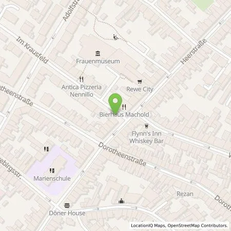 Standortübersicht der Tankstelle Energie- und Wasserversorgung Bonn/Rhein-Sieg GmbH in 53111 Bonn