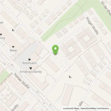 Standortübersicht der Tankstelle Energie- und Wasserversorgung Bonn/Rhein-Sieg GmbH in 53117 Bonn