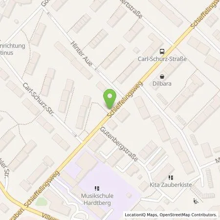 Standortübersicht der Tankstelle Energie- und Wasserversorgung Bonn/Rhein-Sieg GmbH in 53123 Bonn