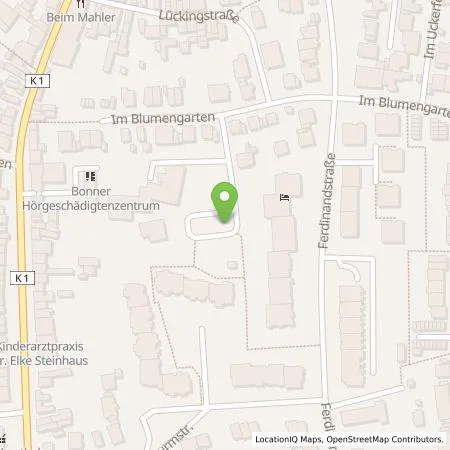 Standortübersicht der Tankstelle Energie- und Wasserversorgung Bonn/Rhein-Sieg GmbH in 53127 Bonn