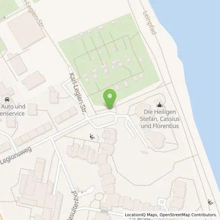 Standortübersicht der Tankstelle Energie- und Wasserversorgung Bonn/Rhein-Sieg GmbH in 53117 Bonn