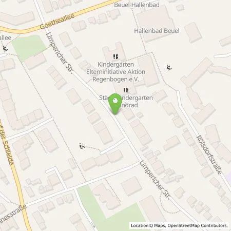 Standortübersicht der Tankstelle Energie- und Wasserversorgung Bonn/Rhein-Sieg GmbH in 53225 Bonn