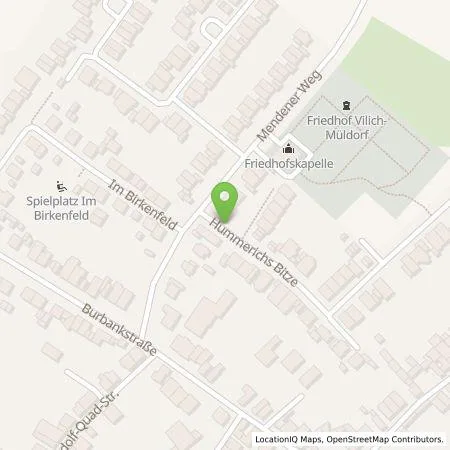 Standortübersicht der Tankstelle Energie- und Wasserversorgung Bonn/Rhein-Sieg GmbH in 53229 Bonn