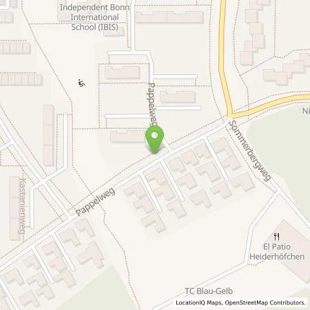 Standortübersicht der Tankstelle Energie- und Wasserversorgung Bonn/Rhein-Sieg GmbH in 53177 Bonn