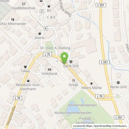 Standortübersicht der Tankstelle AVU AG in 45549 Sprockhövel