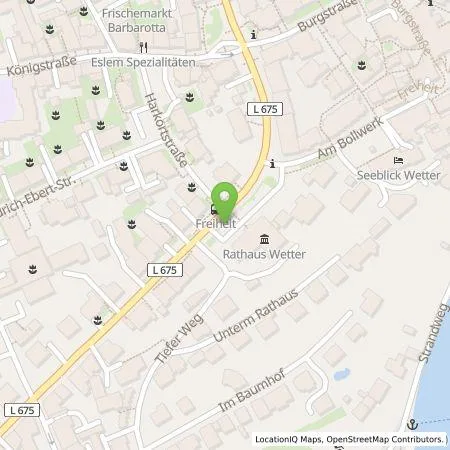 Standortübersicht der Tankstelle AVU AG in 58300 Wetter