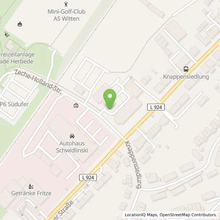 Standortübersicht der Tankstelle AVU AG in 58456 Witten