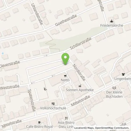 Standortübersicht der Tankstelle AVU AG in 58285 Gevelsberg