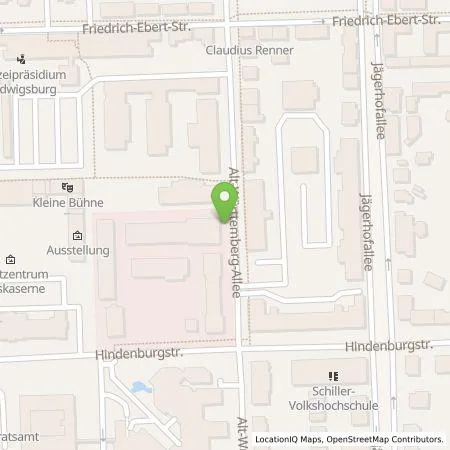 Standortübersicht der Tankstelle SWLB Mobilität GmbH in 71638 Ludwigsburg