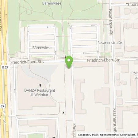 Standortübersicht der Tankstelle SWLB Mobilität GmbH in 71638 Ludwigsburg