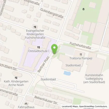 Standortübersicht der Tankstelle SWLB Mobilität GmbH in 71638 Ludwigsburg