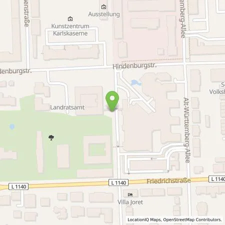 Standortübersicht der Tankstelle SWLB Mobilität GmbH in 71634 Ludwigsburg