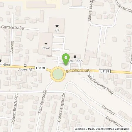 Standortübersicht der Tankstelle SWLB Mobilität GmbH in 71706 Markgröningen