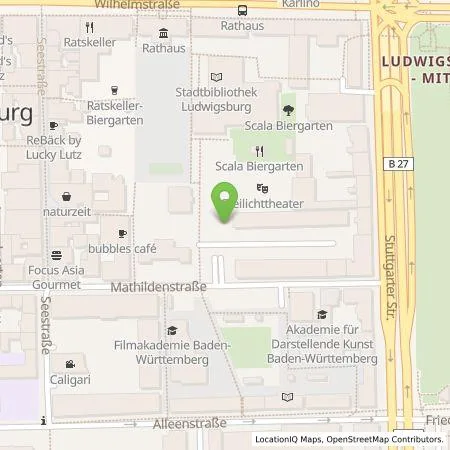 Standortübersicht der Tankstelle SWLB Mobilität GmbH in 71638 Ludwigsburg