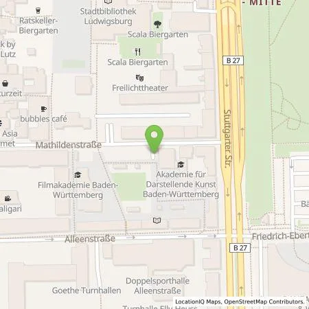 Standortübersicht der Tankstelle SWLB Mobilität GmbH in 71638 Ludwigsburg