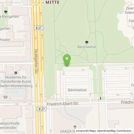 Standortübersicht der Tankstelle SWLB Mobilität GmbH in 71638 Ludwigsburg