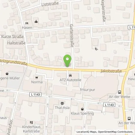 Standortübersicht der Tankstelle SWLB Mobilität GmbH in 70806 Kornwestheim