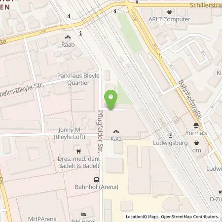 Standortübersicht der Tankstelle SWLB Mobilität GmbH in 71636 Ludwigsburg