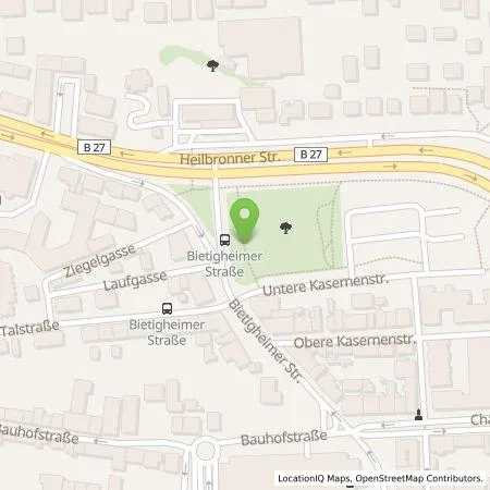 Standortübersicht der Tankstelle SWLB Mobilität GmbH in 71634 Ludwigsburg