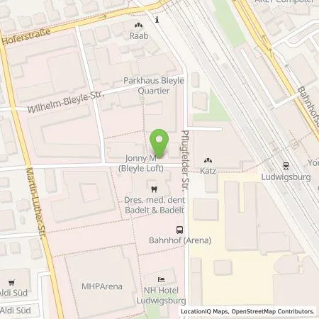 Standortübersicht der Tankstelle SWLB Mobilität GmbH in 71636 Ludwigsburg