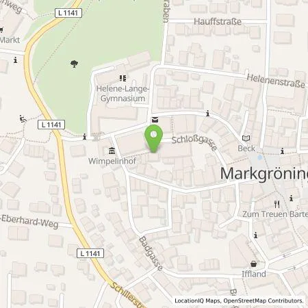 Standortübersicht der Tankstelle SWLB Mobilität GmbH in 71706 Markgrönningen