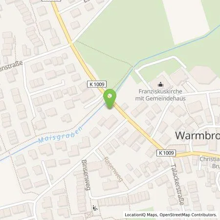 Standortübersicht der Tankstelle SWLB Mobilität GmbH in 71229 Leonberg