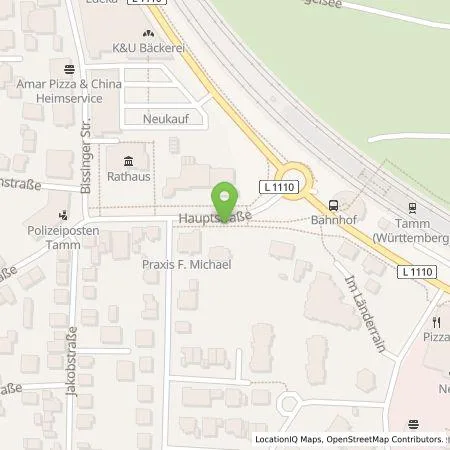 Standortübersicht der Tankstelle SWLB Mobilität GmbH in 71732 Tamm