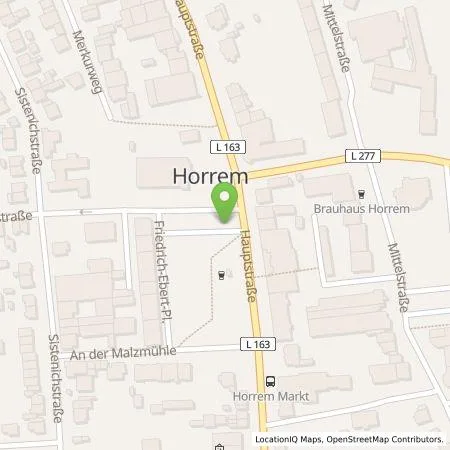 Standortübersicht der Tankstelle Stadtwerke Kerpen GmbH & Co. KG in 50169 Kerpen