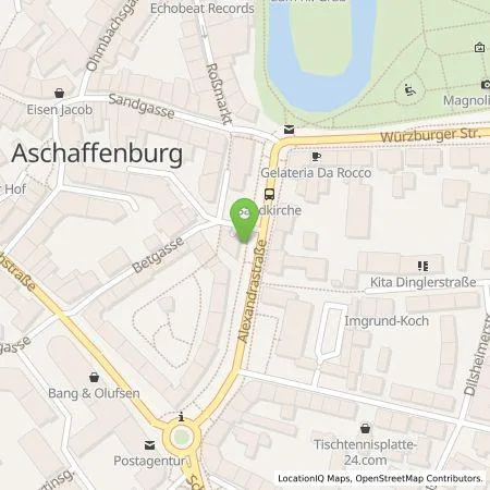 Standortübersicht der Tankstelle Stadtwerke Aschaffenburg in 63739 Aschaffenburg