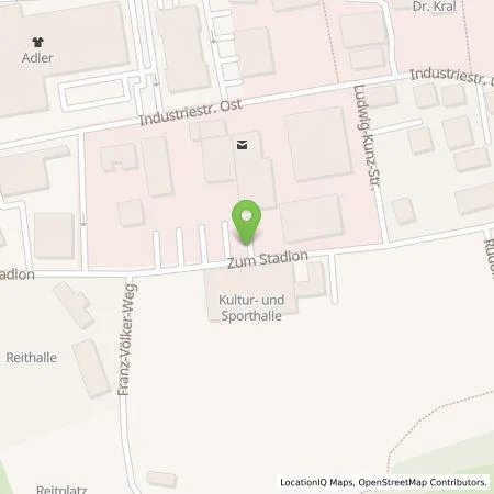 Standortübersicht der Tankstelle Stadtwerke Aschaffenburg in 63808 Haibach