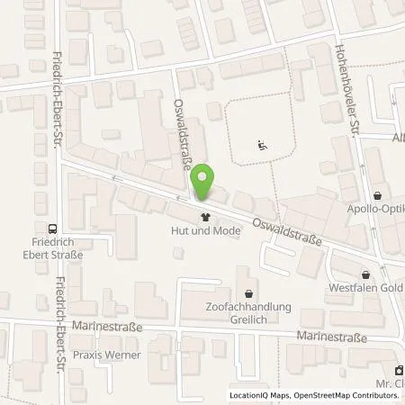 Standortübersicht der Tankstelle Reload-Solution GmbH in 59075 Hamm