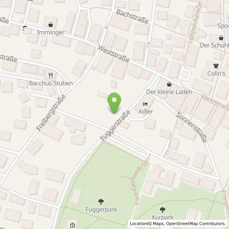 Standortübersicht der Tankstelle Energieversorgung Oberstdorf GmbH in 87561 Oberstorf