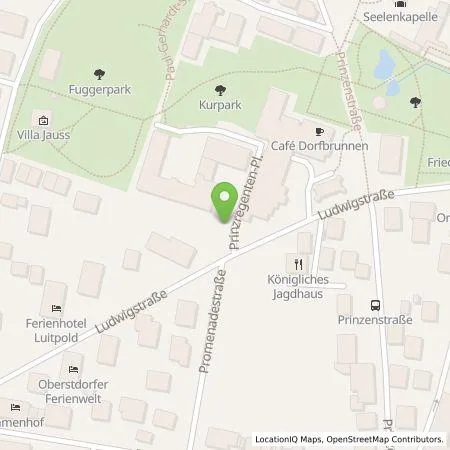 Standortübersicht der Tankstelle Energieversorgung Oberstdorf GmbH in 87561 Oberstdorf