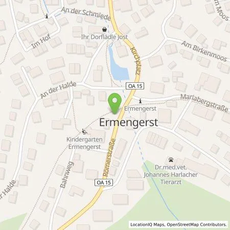 Standortübersicht der Tankstelle Allgäuer Überlandwerk GmbH in 87487 Ermengerst