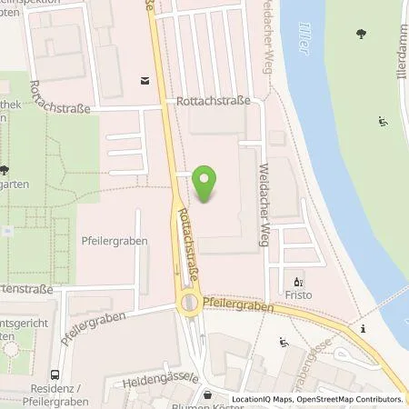 Standortübersicht der Tankstelle Allgäuer Überlandwerk GmbH in 87439 Kempten