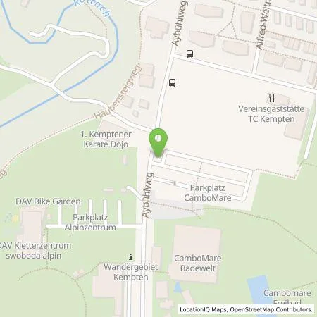 Standortübersicht der Tankstelle Allgäuer Überlandwerk GmbH in 87435 Kempten (Allgäu)