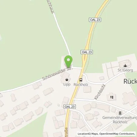 Standortübersicht der Tankstelle Allgäuer Überlandwerk GmbH in 87494 Rückholz