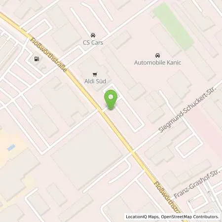 Standortübersicht der Tankstelle ALDI SÜD in 68199 Mannheim