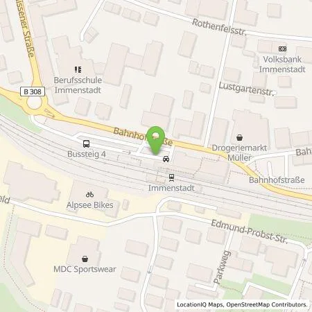 Standortübersicht der Tankstelle Allgäuer Überlandwerk GmbH in 87509 Immenstadt
