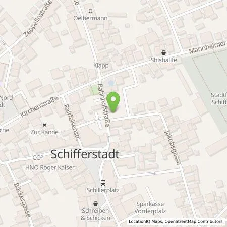 Standortübersicht der Tankstelle Stadtwerke Schifferstadt in 67105 Schifferstadt