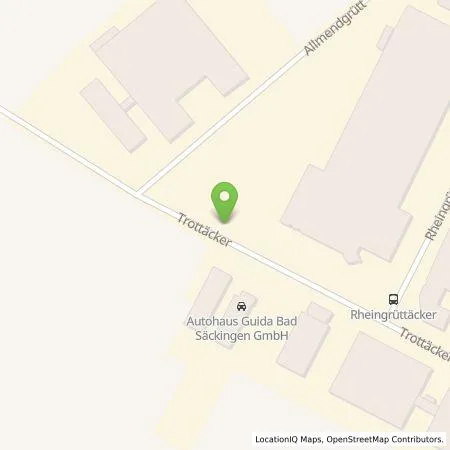 Standortübersicht der Tankstelle Stadtwerke Bad Säckingen GmbH in 79713 Bad Säckingen