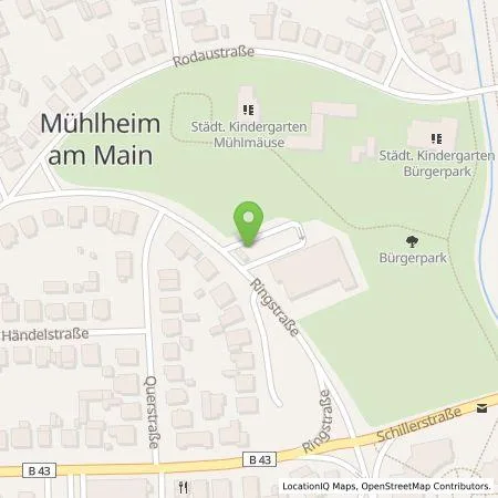 Standortübersicht der Tankstelle Stadtwerke Mühlheim am Main GmbH in 63165 Mühlheim am Main