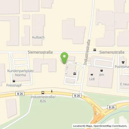 Standortübersicht der Tankstelle Elektrizitätswerk Goldbach Hösbach GmbH & Co.KG in 63768 Hösbach