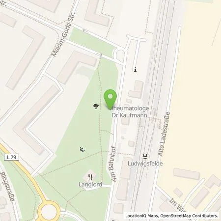Standortübersicht der Tankstelle Stadt Ludwigsfelde in 14974 Ludwigsfelde