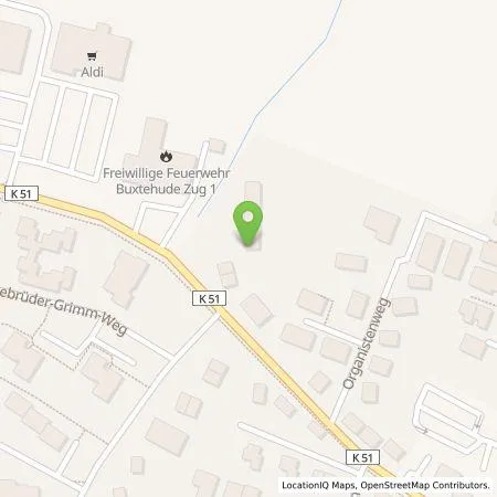 Standortübersicht der Tankstelle Stadtwerke Buxtehude GmbH in 21614 Buxtehude